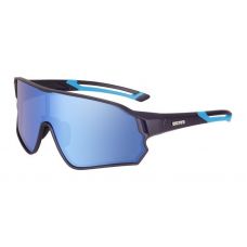 Окуляри Relax Artan сині матові, лінза smoke (Polarized TAC 1,1 mm), ice blue revo, кат. 3