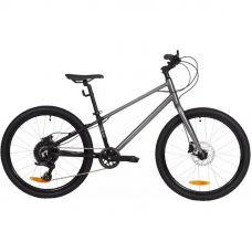 Велосипед 24"  Pride GLIDER 4.2 темно сірий