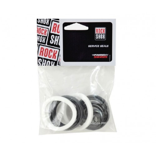 Сальники з паралоновими кільцями RockShox - 35mm Black Flangeless ultra-low Friction SKF Seals - Pike/LyrikB1/Yari/Revelation/Boxxer/Domain/35/SID35MM (00.4318.045.004)