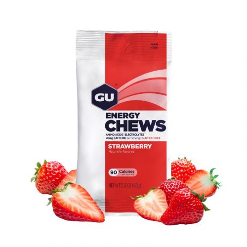 Енергетичні желейки GU Energy Strawberry (20 мг кофеїну)