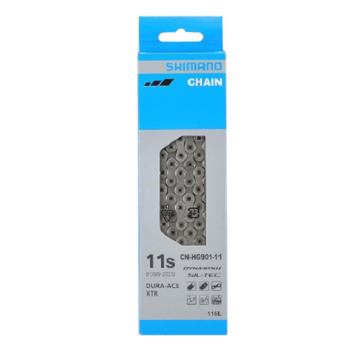 Велоланцюг SHIMANO CN-HG901, 116 лінків, SIL-TEC 11-шв, +QUICK LINK