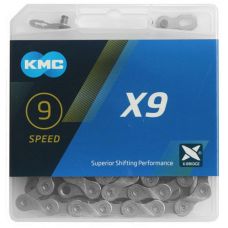 Велоланцюг KMC  X9 Silver 